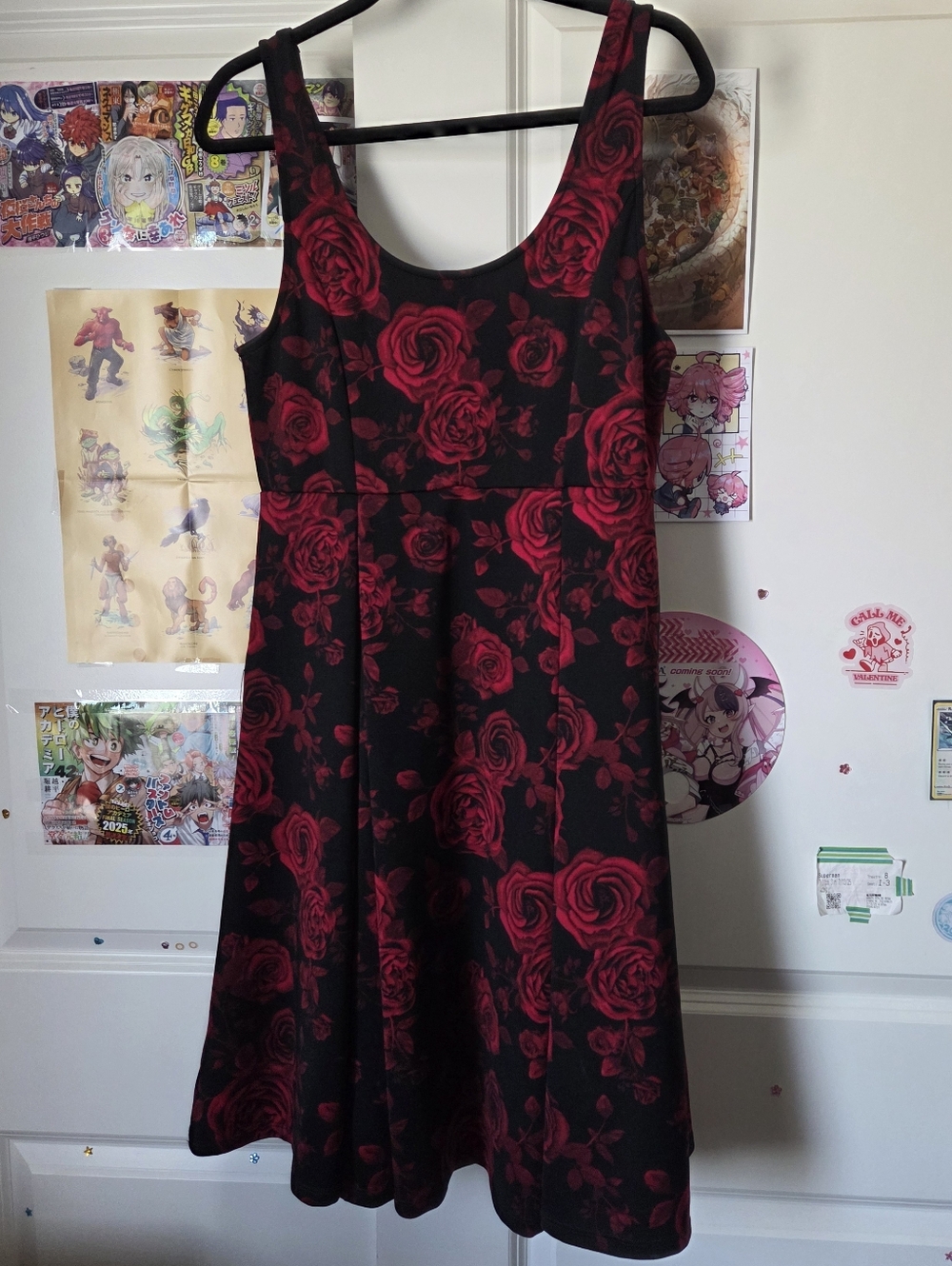 Rose Print Dress